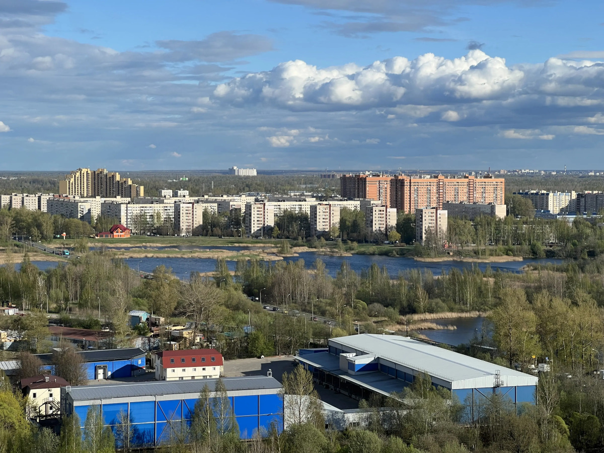Апартаменты Вид на Неву с высоты птичьего полёта