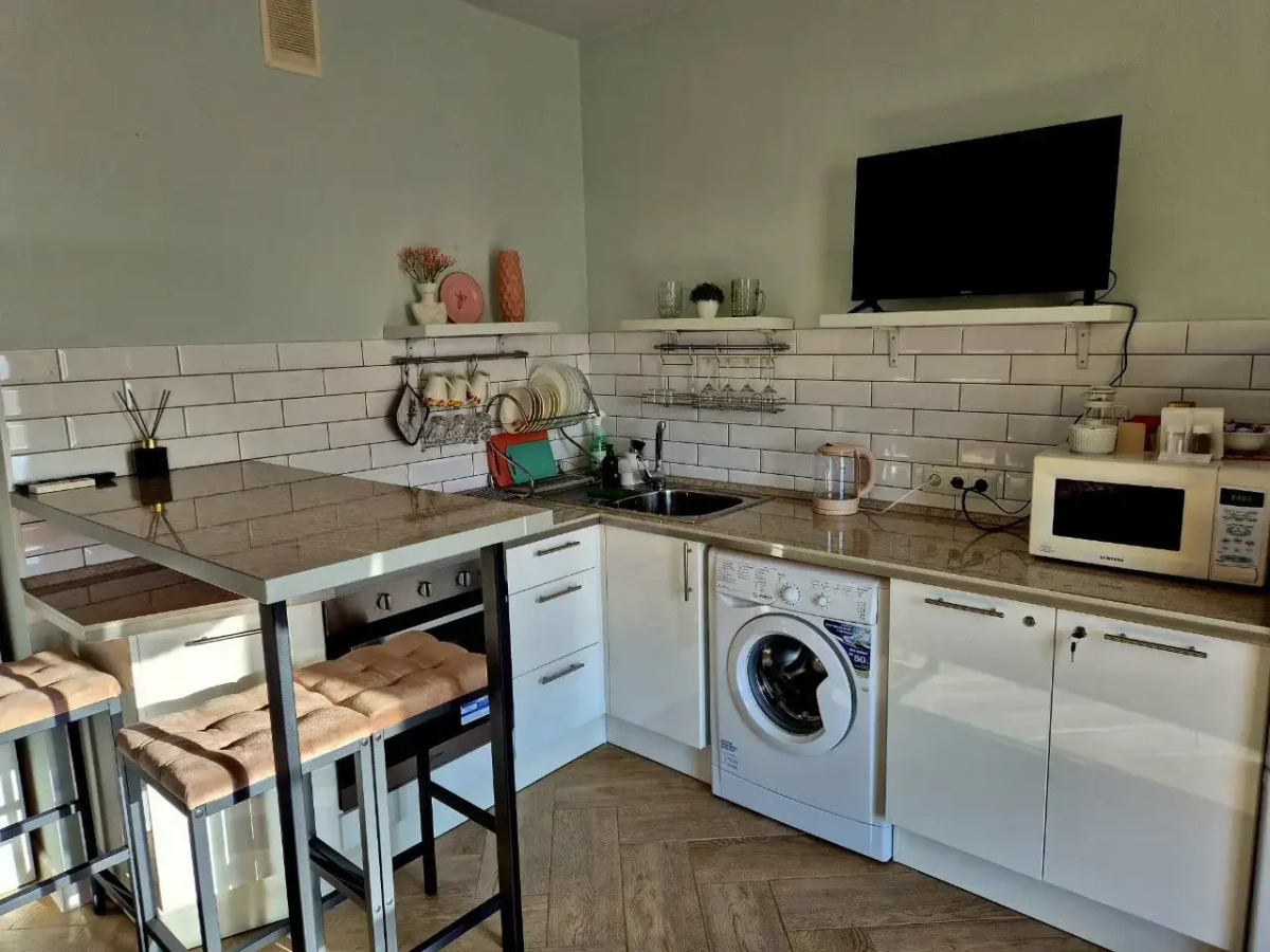 Квартира Современная студия с видом на Мамаев Курган около ЦПКиО