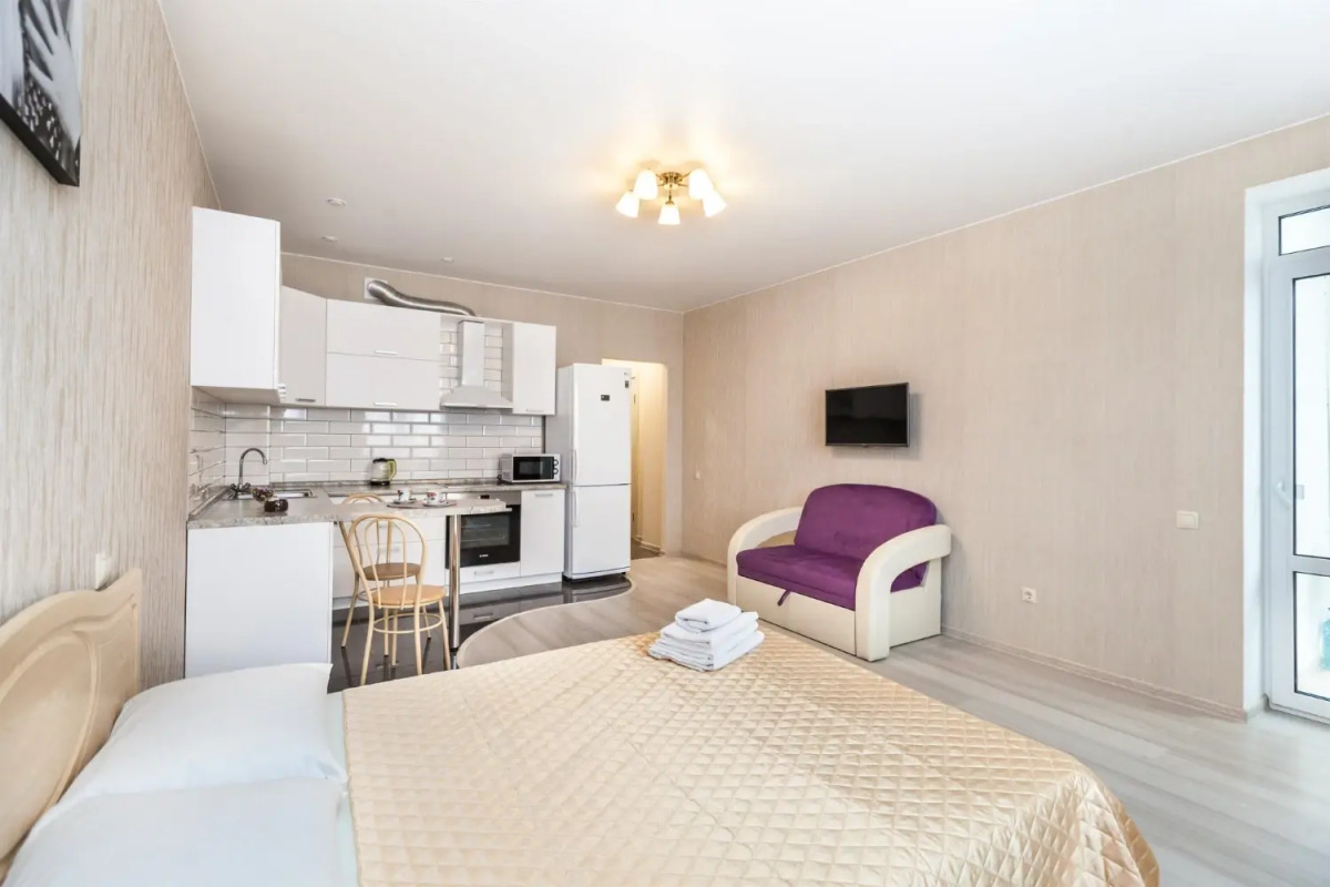 Апартаменты студия с кондиционером в новостройке