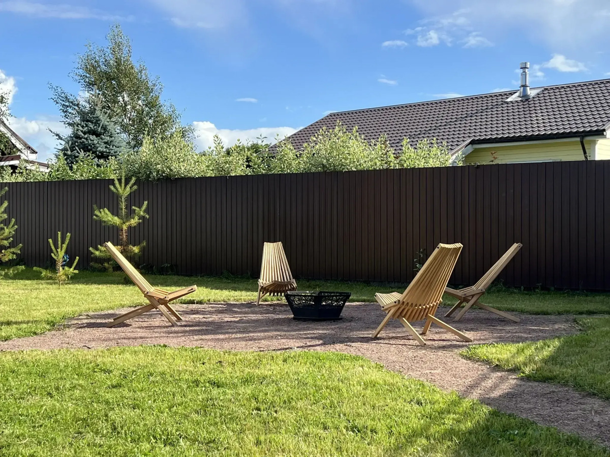 Частный дом с баней на дровах загородный