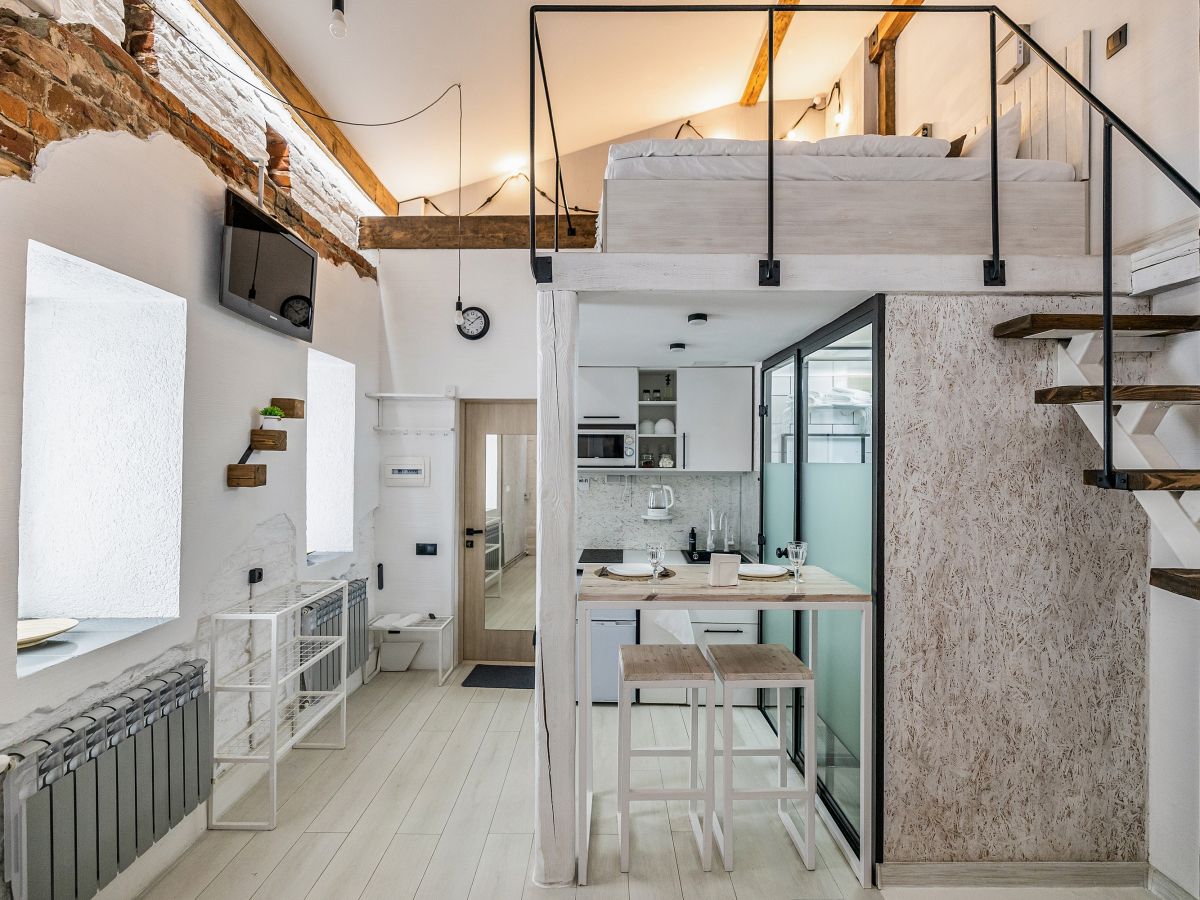 Апартаменты Лофт 4 Двухуровневые на Грузинской Улице 41А