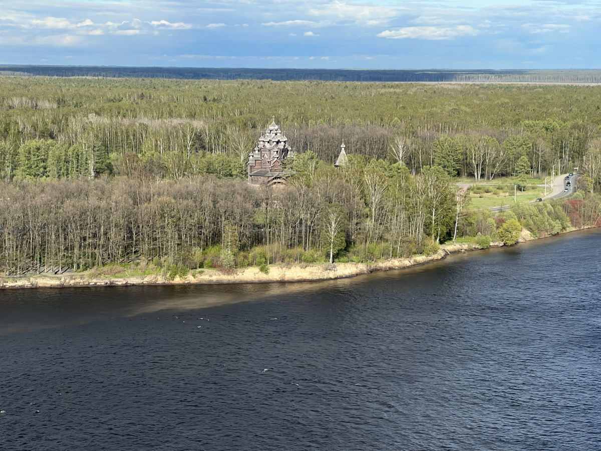 Апартаменты Вид на Неву с высоты птичьего полёта