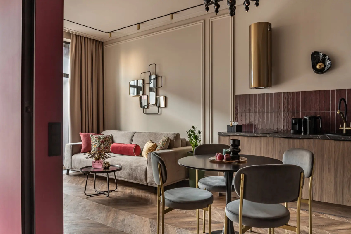 Квартира Moscow Deluxe Apartments Family Suite Zorge