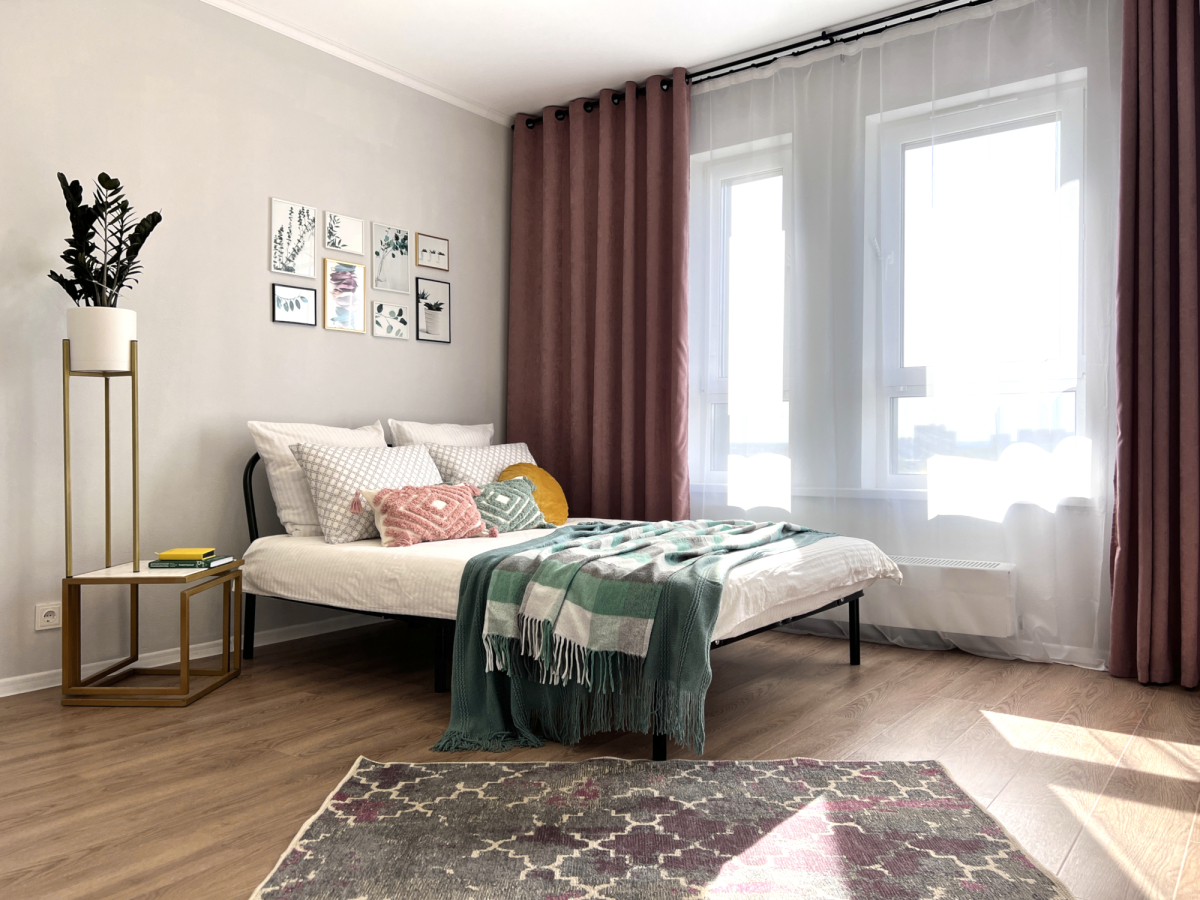 Квартира Пыльная роза в ЖК Московский квартал