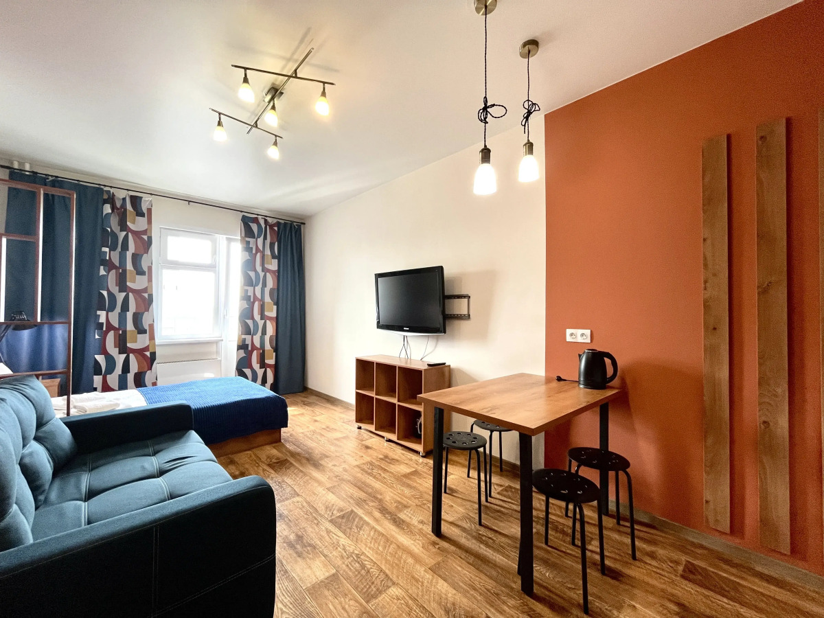 Апартаменты Unique Apart Охра рядом с Кадетским корпусом МЧС и Стройсервисом, Автодором, Хлебзаводом на Пролетарской 29/3