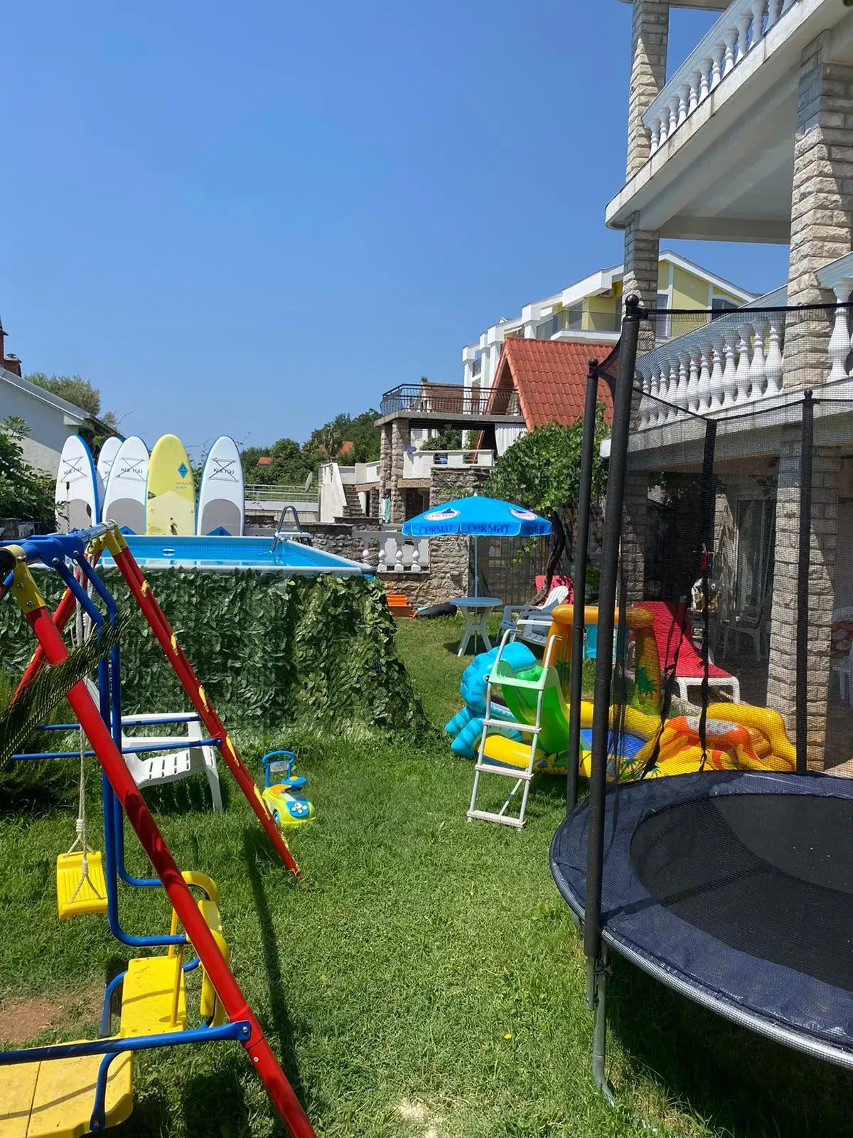 Апарт-отель Family House with pool & sea view