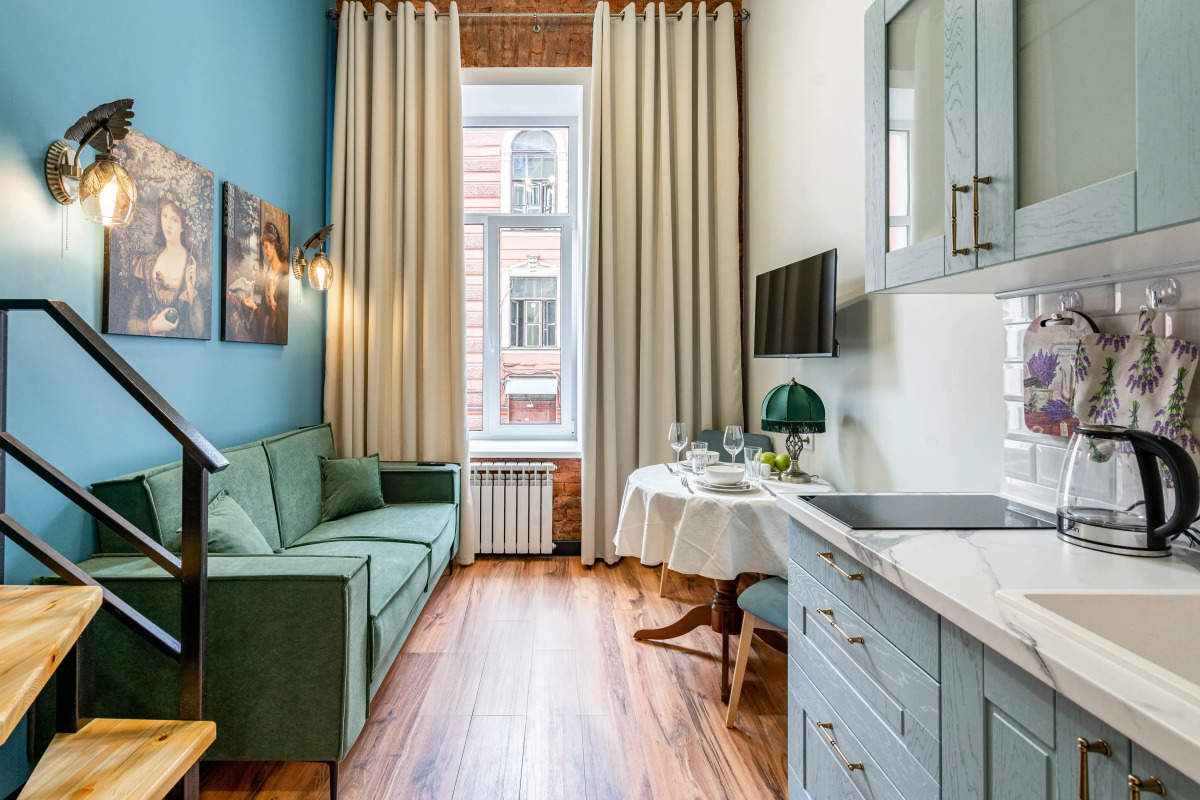 Квартира Уютная студия с дизайнерским ремонтом