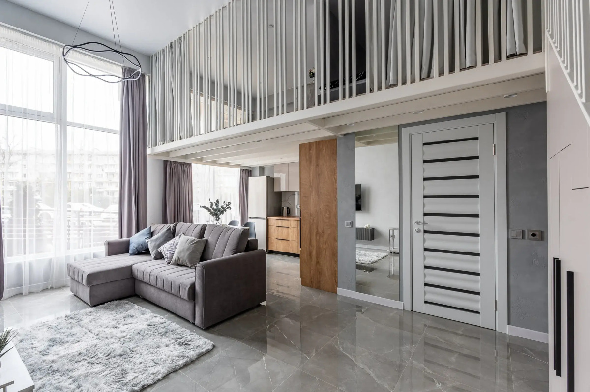 Двухуровневая квартира у реки. Кватро 3/3