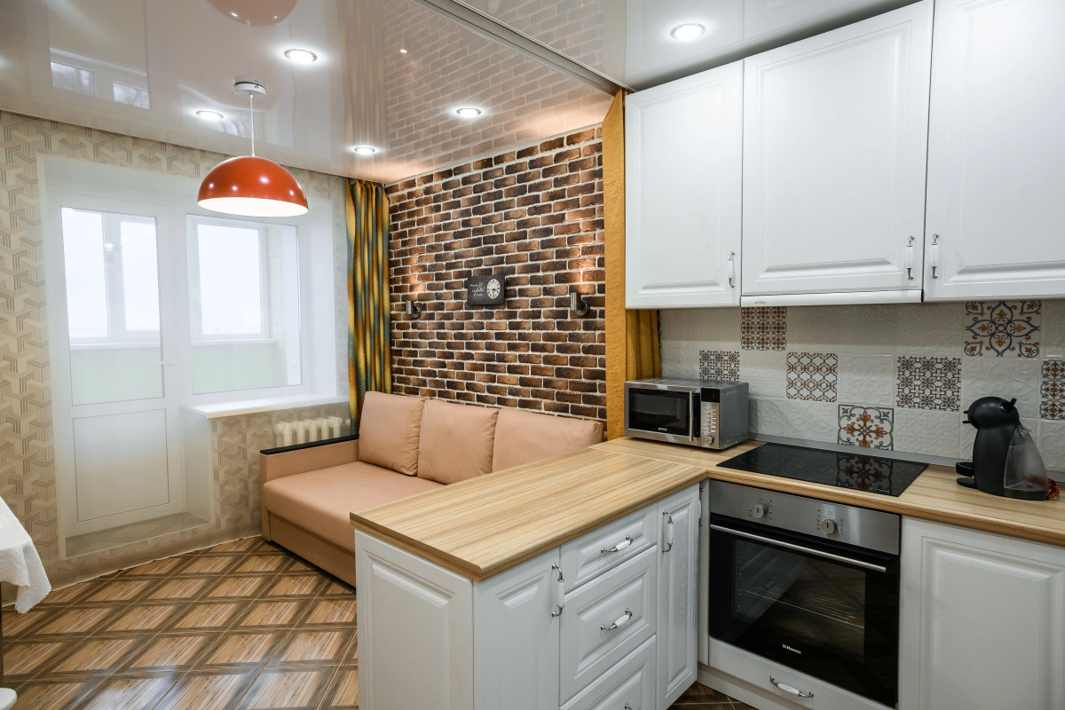 Апартаменты Однокомнатные на Дуки, 11 этаж, Светлая