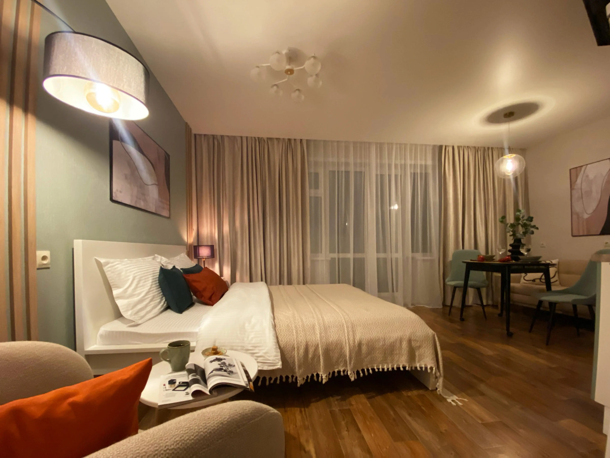 Квартира Видовая студия на 17 этаже