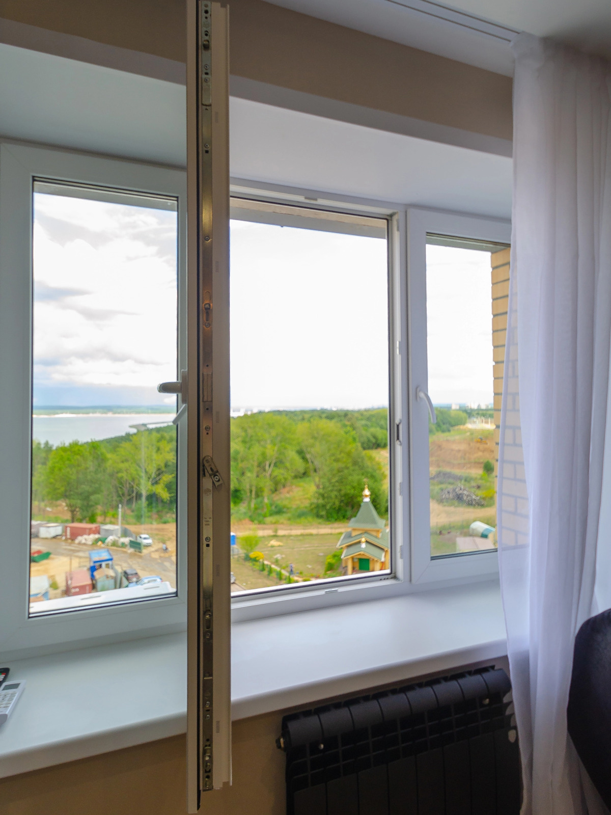 Квартира Изящная 1 комнатная с видом на Волгу