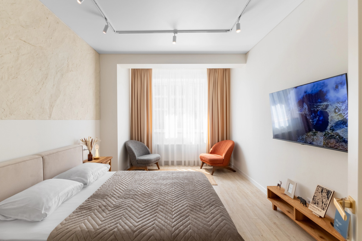 Апартаменты Аura в ЖК Премиум Класса София в Самом Центре Города около Набережной Реки Терек