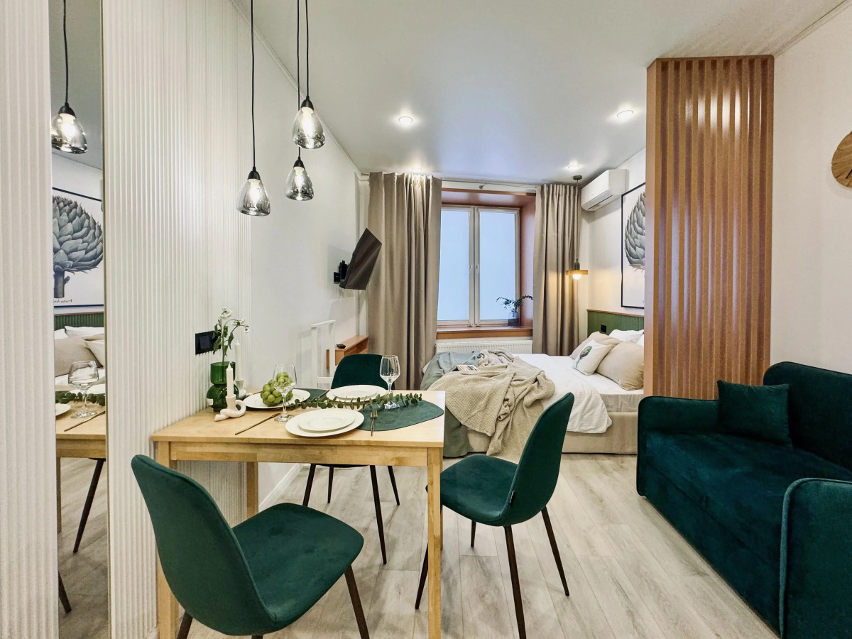 Квартира Студия с Дизайнерским ремонтом