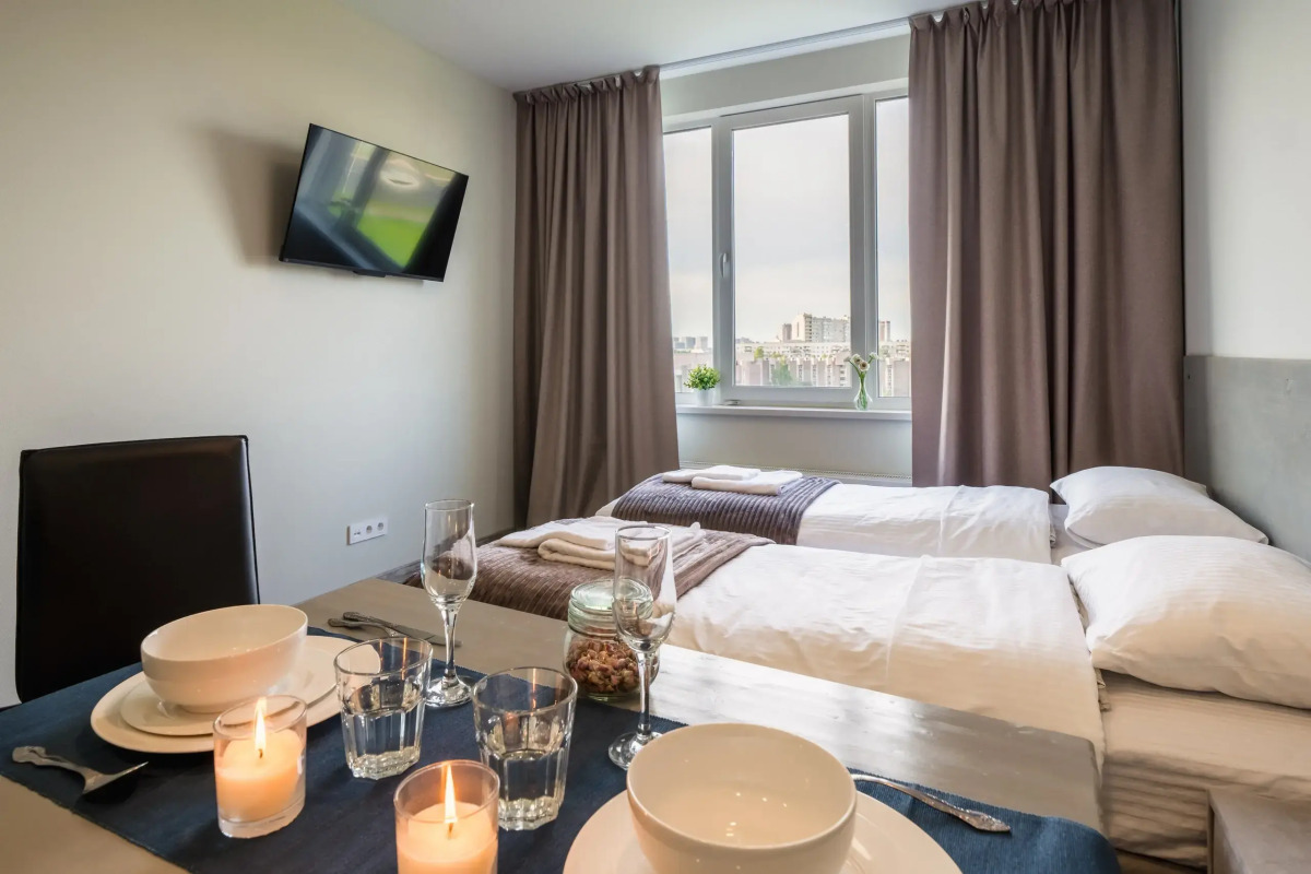 Апартаменты Samoцвет в Центре На Витебском проспекте 99к1