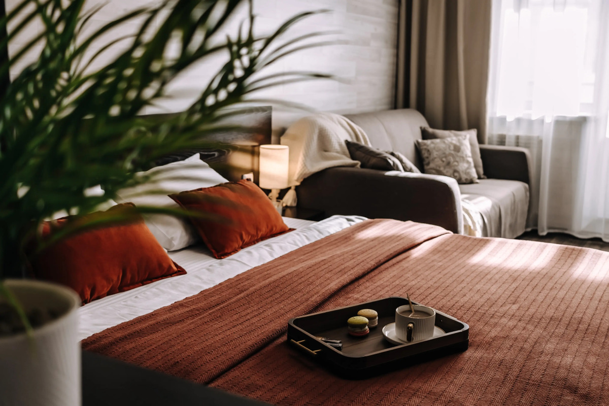 Квартира Уютная Студия в Районе Аэропорта