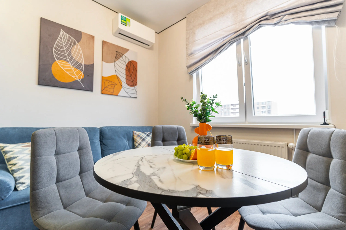 Апартаменты с Лоджией и Видом на Город и Море от LetoApart