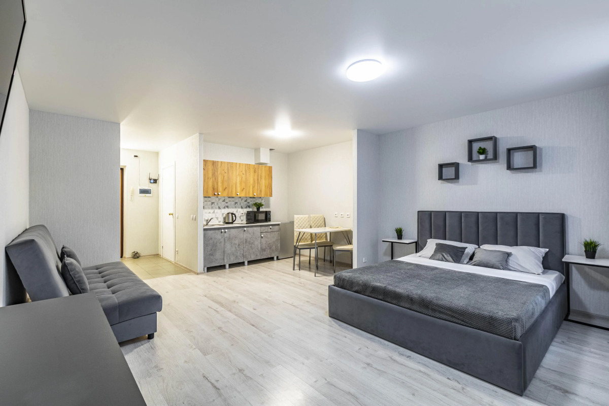 Квартира Студия Светлая и Просторная со Свежим Ремонтом!