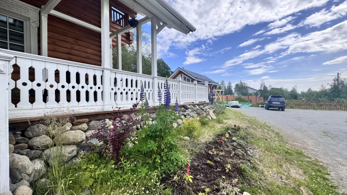 Частный дом Усадьба "Ладожские этюды" у подножия горы Хийденвуори