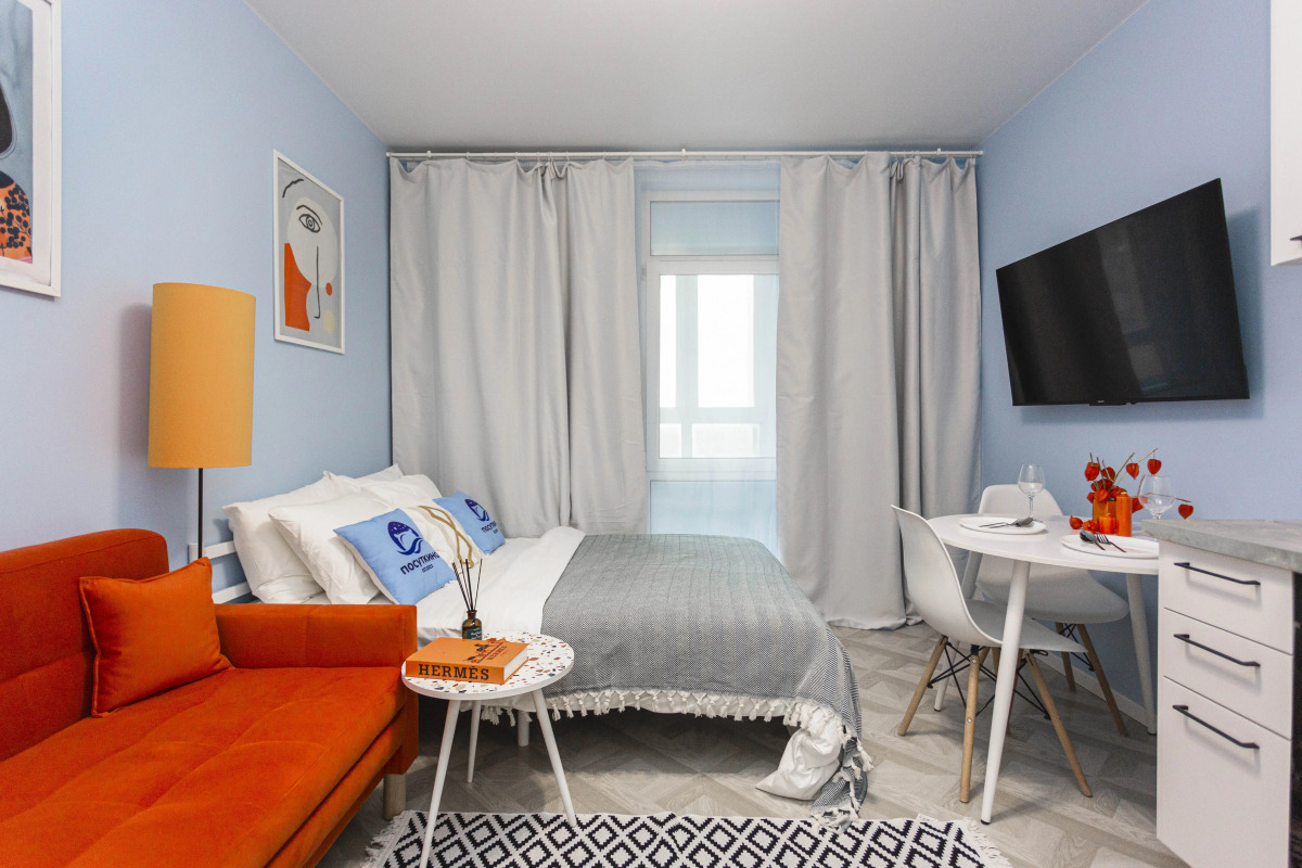 Квартира Шикарнaя Уютнaя Студия в ЖК Пpокшинo в 15 Минутах Езды от Аэропорта Внуково