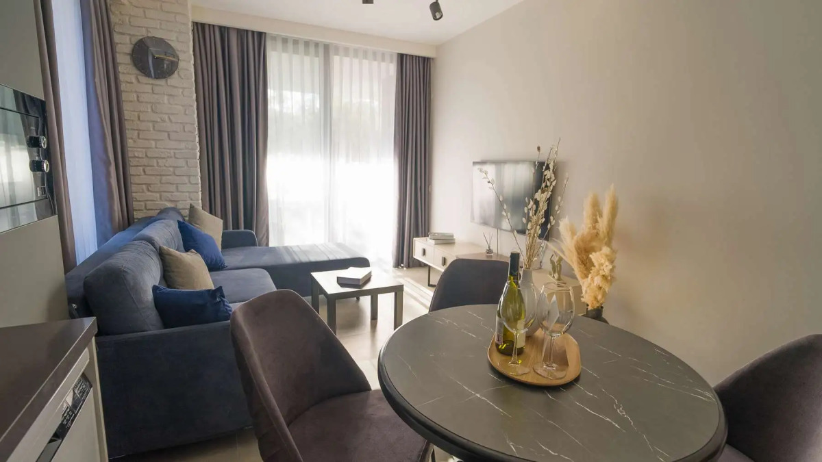 Апартаменты 1+1 Qoople Prive 6 рядом с морем