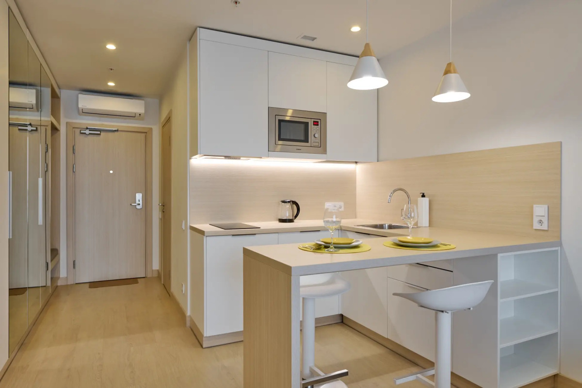 Апартаменты на улице 1-я Леонова 18