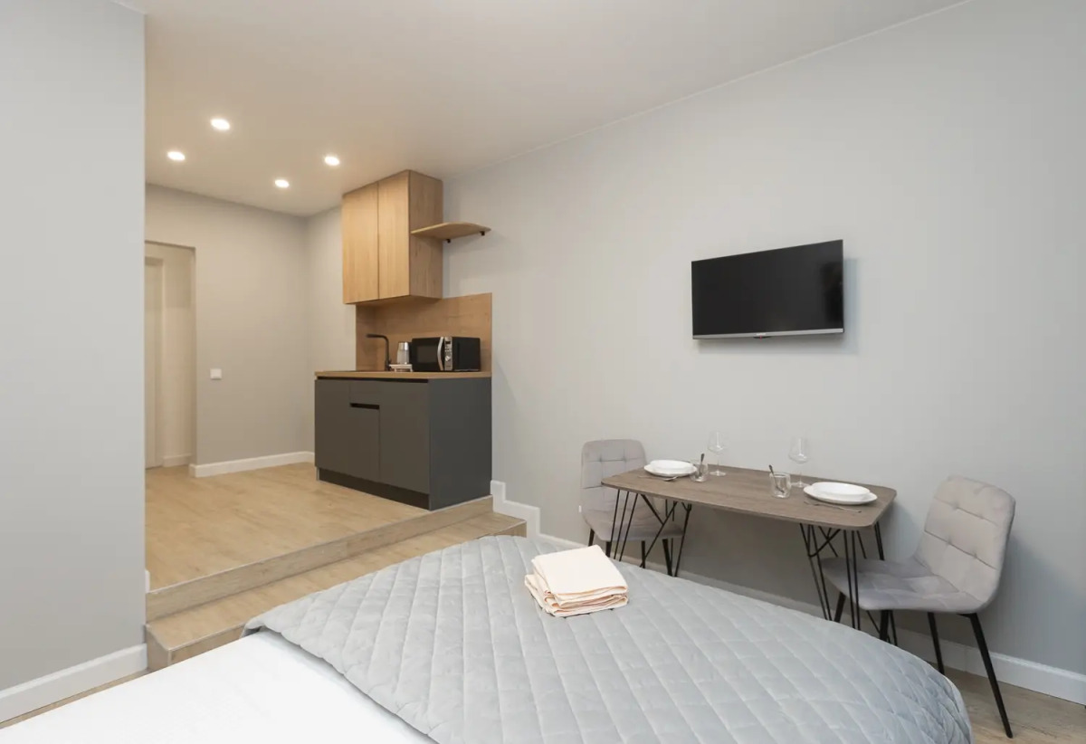 Апартаменты 9 Комфортно И Точка на Кржижановского 14к1