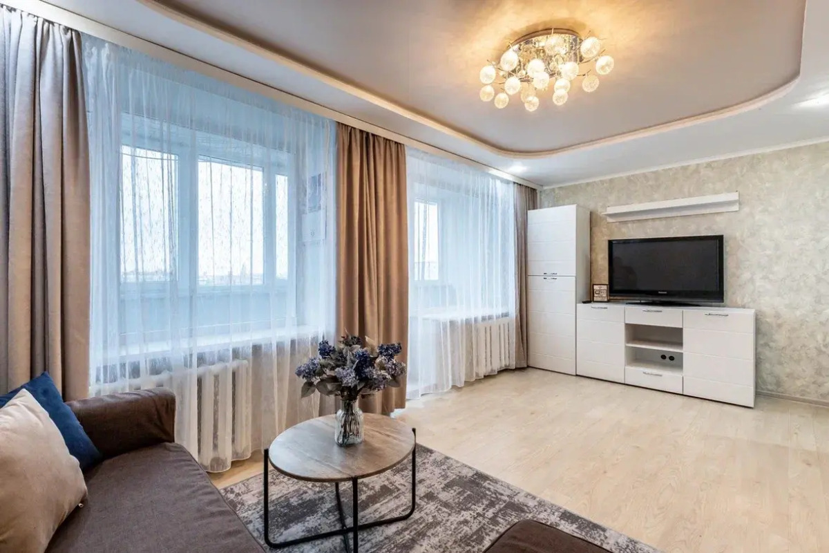 Квартира с видом на город и достопримечательности