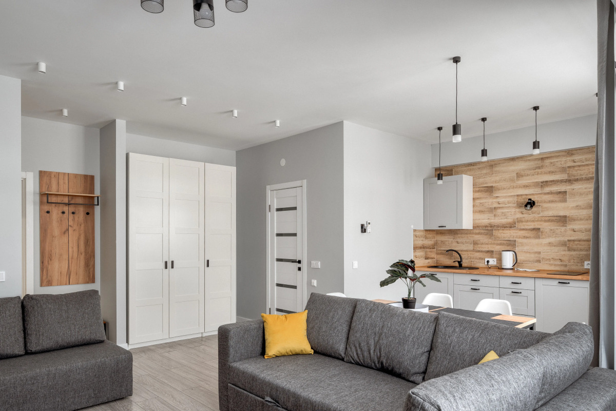 Квартира с отдельной спальней вблизи подъемника