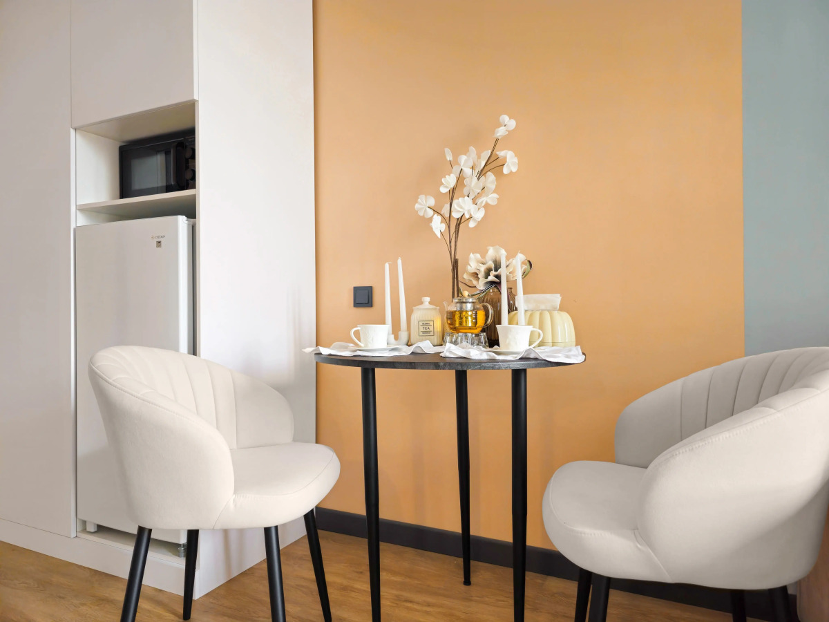 Апартаменты Стильная новая студия с видом на Москва-Сити