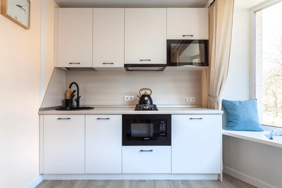 Апартаменты Prudius Apart в центре Кронштадта с панорамными окнами