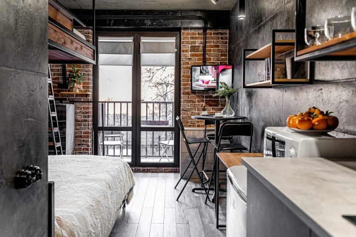Квартира Студия 10 в стиле лофт