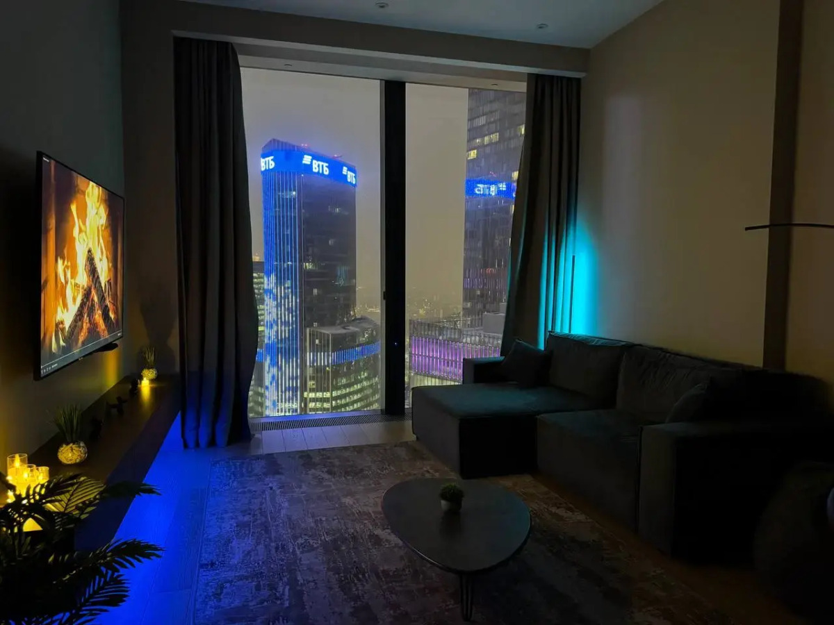 Апартаменты Sky City Moscow Роскошный апартамент с видом на башни на 61 этаже!