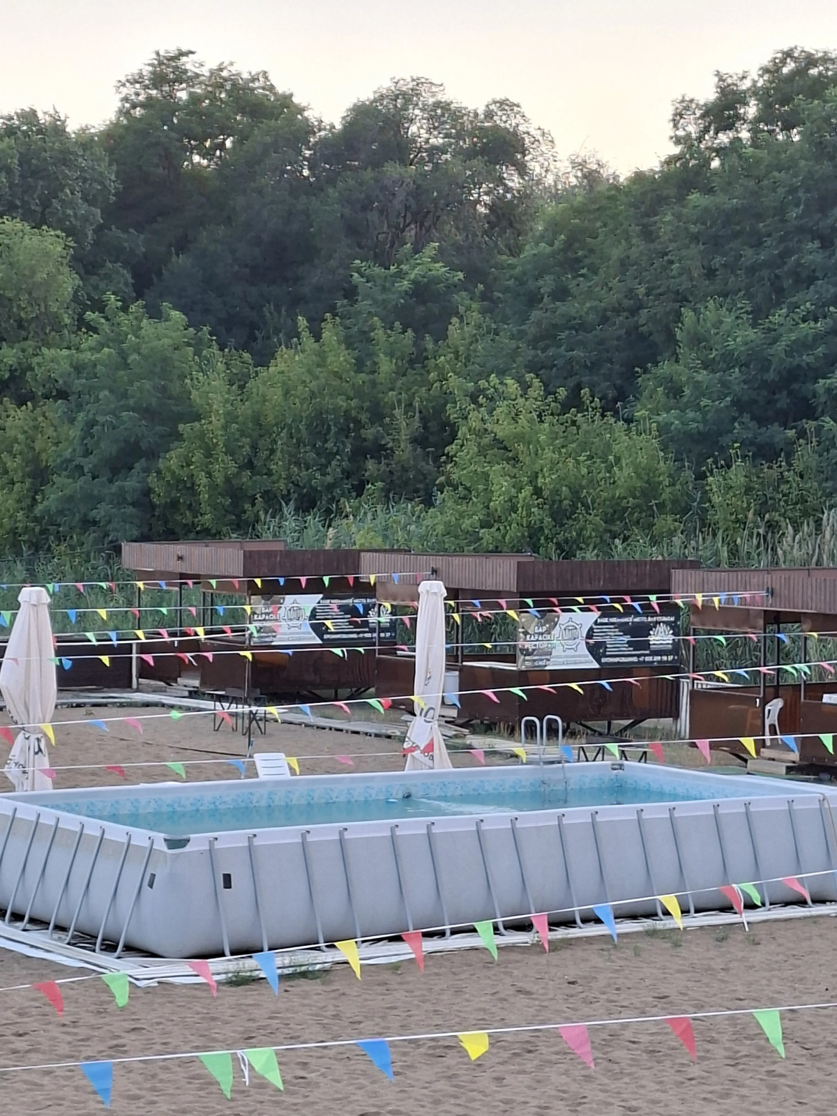 Глэмпинг Солнце, воздух и вода