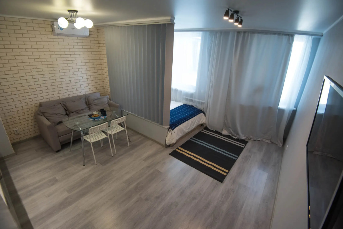 Апартаменты Дом у Дона просторная студия  на 23 этаже с видом на Дон