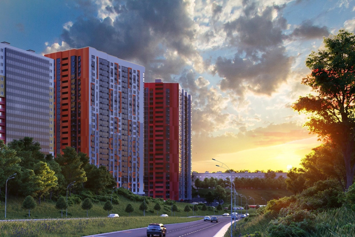 Апартаменты в Центре Казани с Панорамным Видом на Город