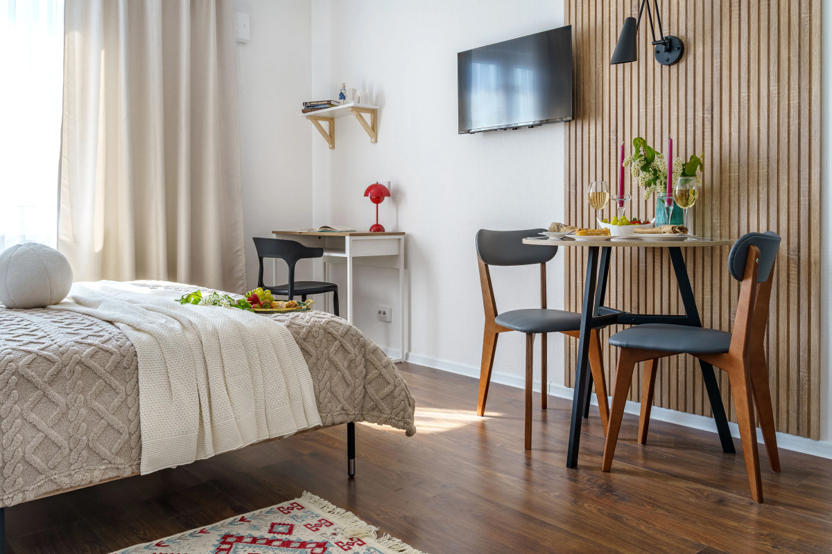 Апартаменты видом на залив