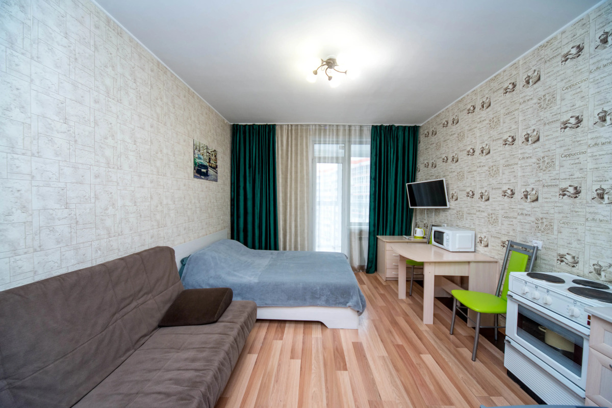 Квартира студия для 4 человек в студгородке