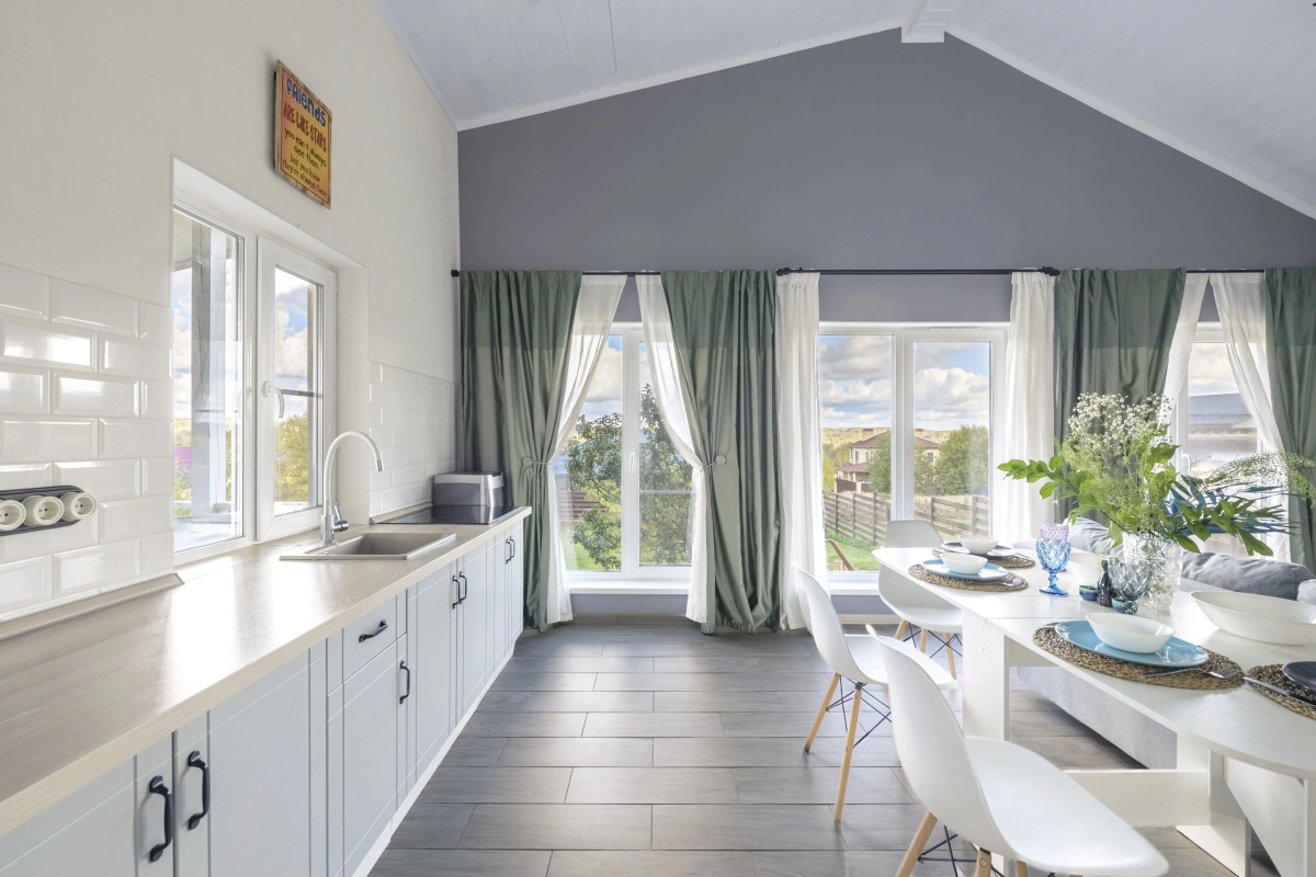 Частный дом с панорамным видом на склонах Яхромы