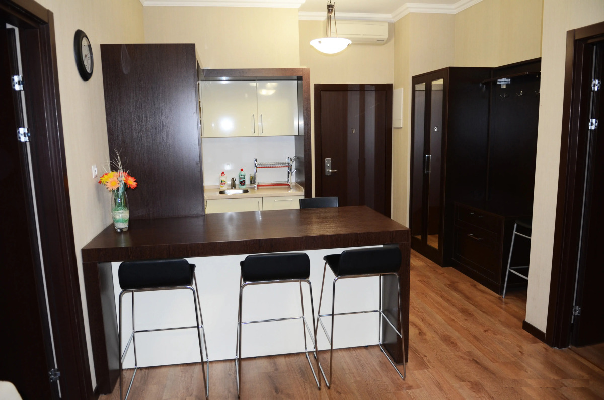 Апартаменты с 2 спальнями и видом на реку и горы