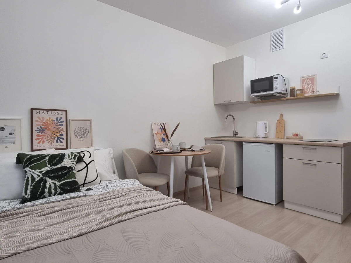 Квартира Студия для двоих ЖБИ