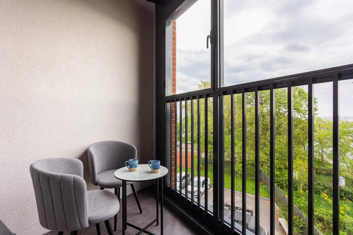 Апартаменты Prudius Apart в Кронштадте с видом на залив