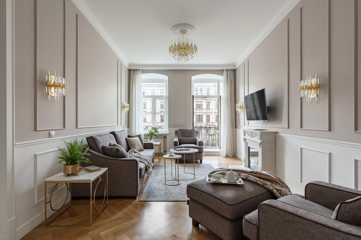 Апартаменты Bird Nest 80 кв.м с Балконом и Видом на Набережную Канала Грибоедова