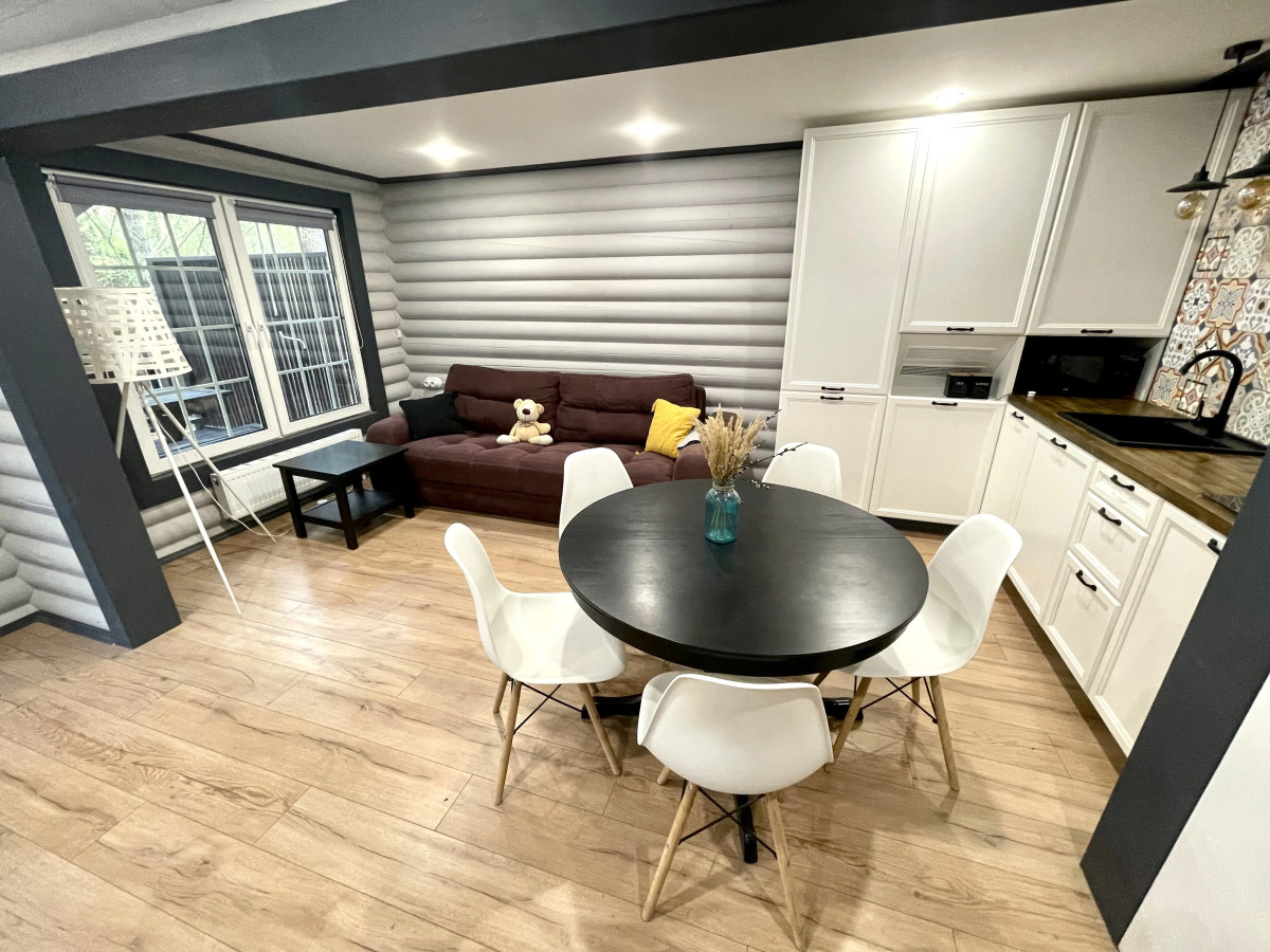 Частный Дом Бревенчатый Дом в Соснах