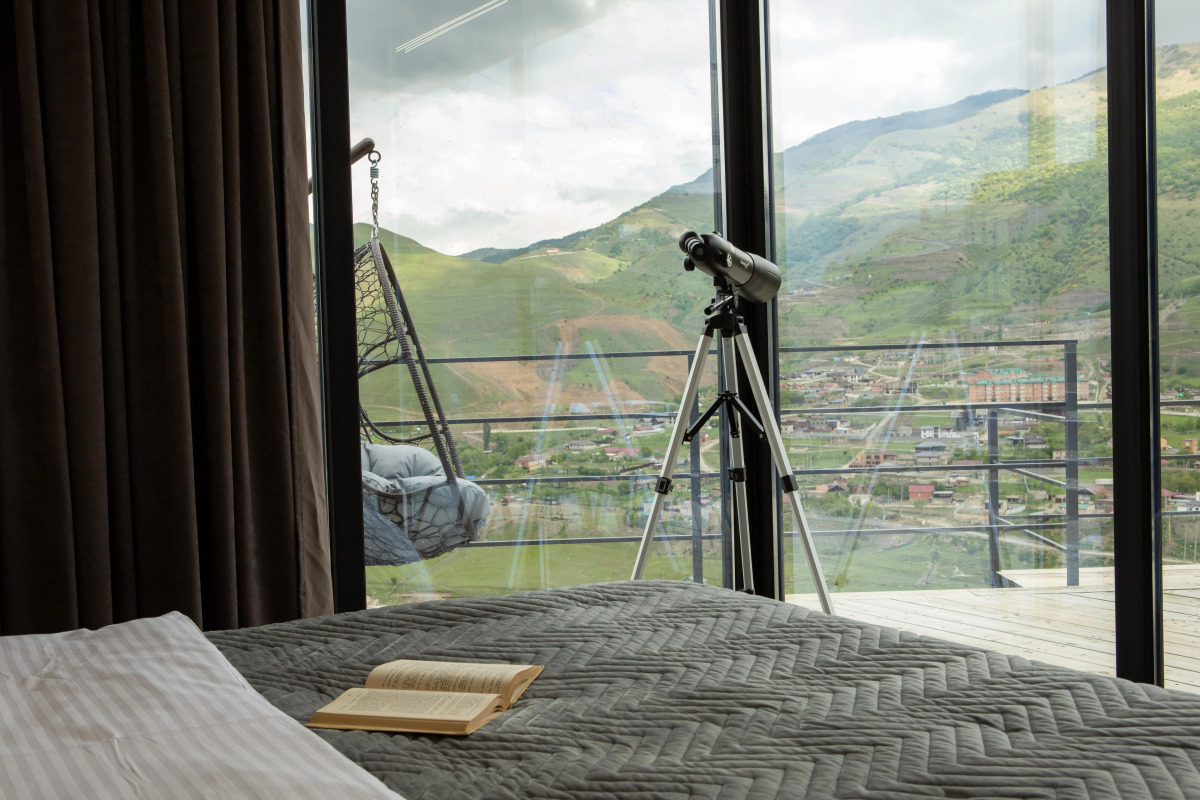 Частный дом с прекрасным видом на горы