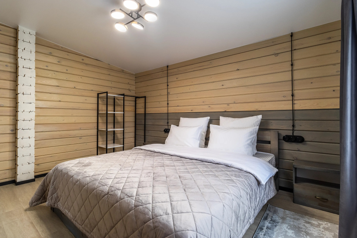 Апартаменты в новом доме из дерева