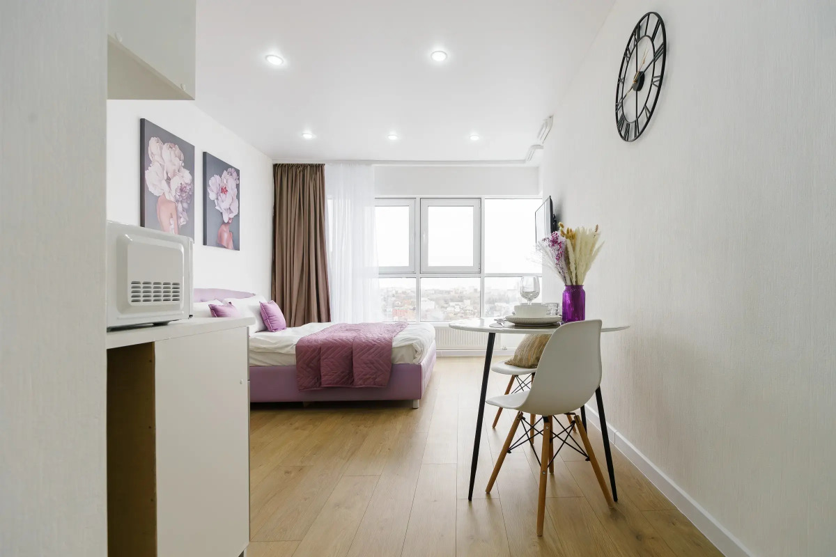 Квартира на 24 этаже с панорамным видом на две реки