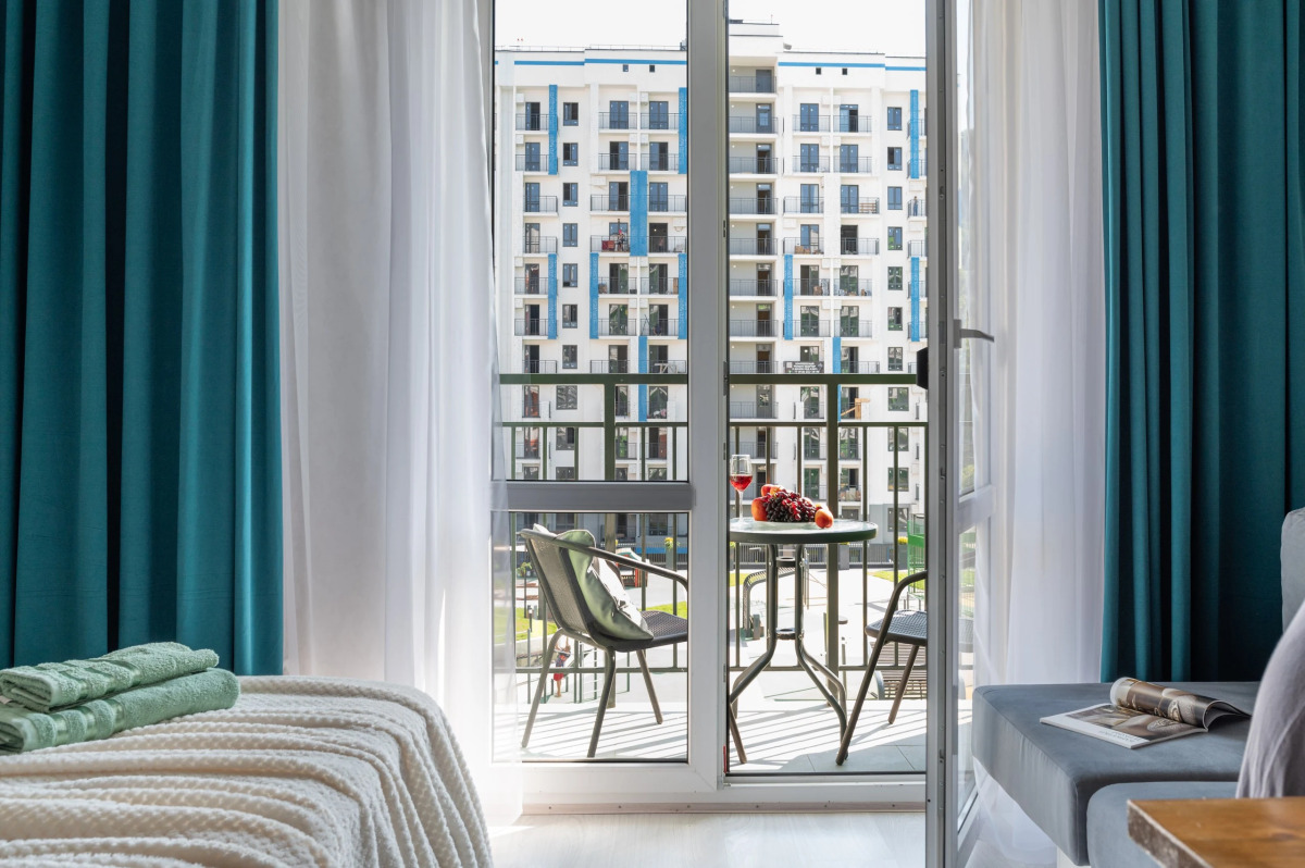 Апартаменты Лазурь УК Атмосфера с Видом на Горы