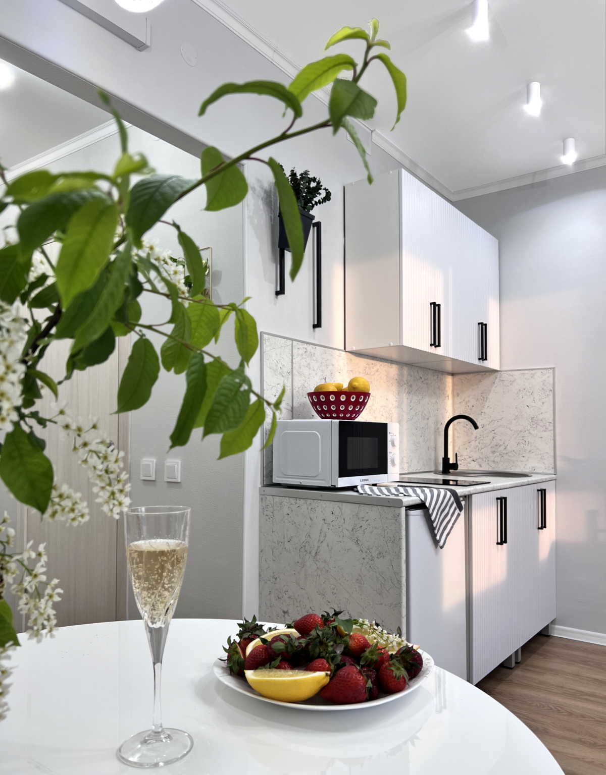 Квартира Пыльная роза в ЖК Московский квартал