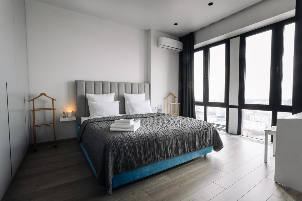 Апартаменты Lalapart Skyfall с панорамным видом с 46 этажа небоскреба Савеловский Сити