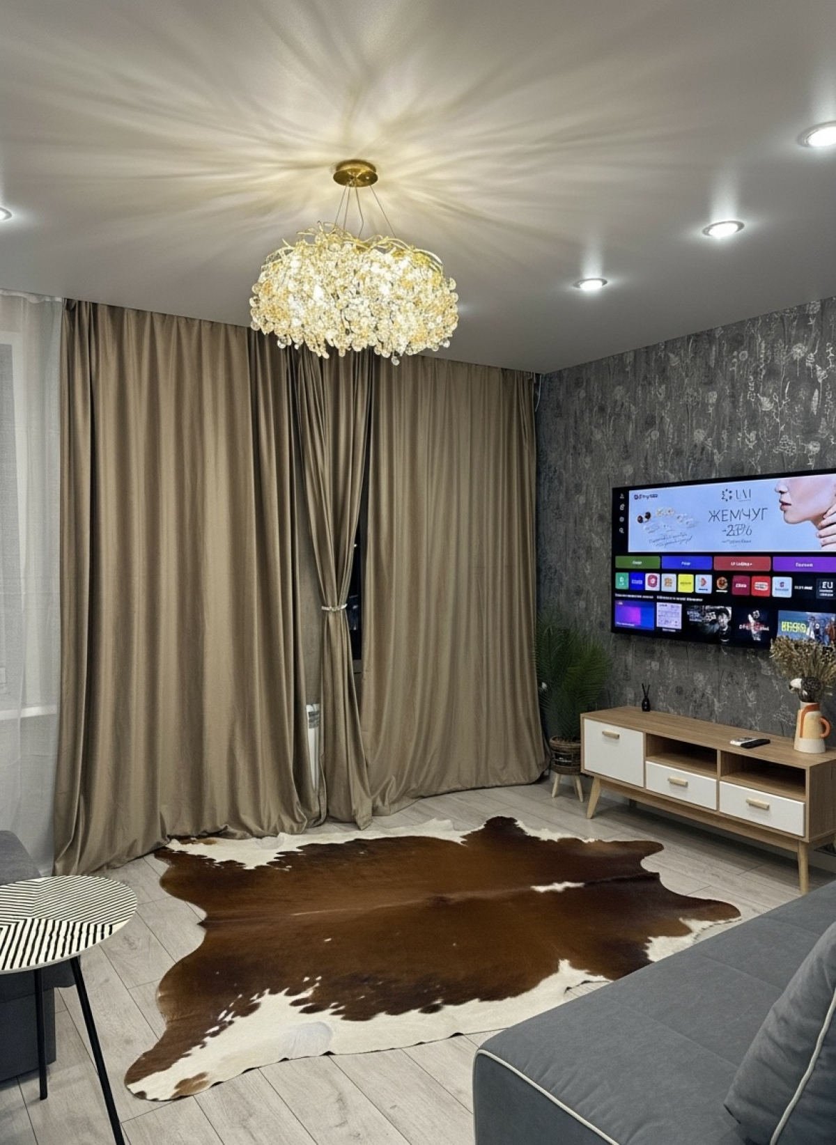 Квартира с дизайнерским ремонтом Cталинка